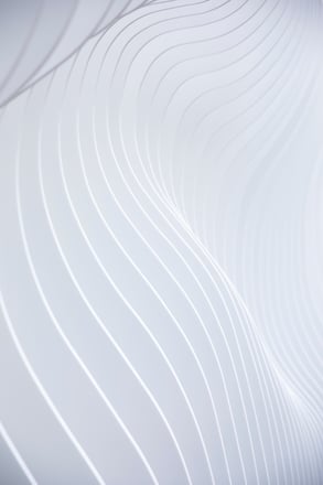 Abstract white flowing lines